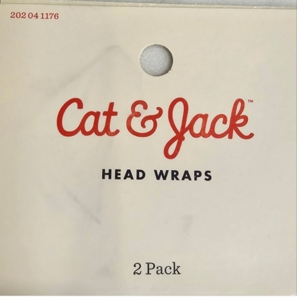 Cat & Jack Girls Head Wraps 2 Pack Floral/Pink - Picture 10 of 10